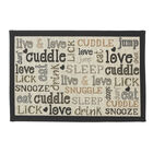 PetRageous, Cuddle Placemat Natural - Black image number null