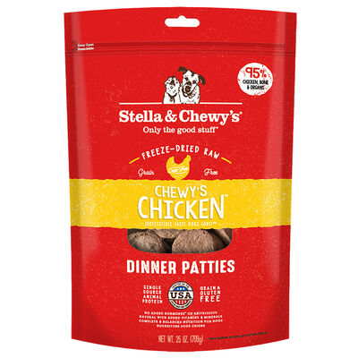 Stella & Chewy's, Dog Freeze-Dried Raw, Chewy's Chicken Dinner Patties