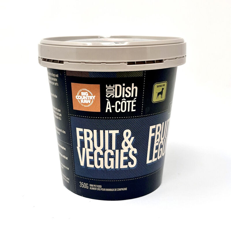 Big Country Raw, Fruit & Veggie Blend - 1 Pint - Frozen Dog Food image number null