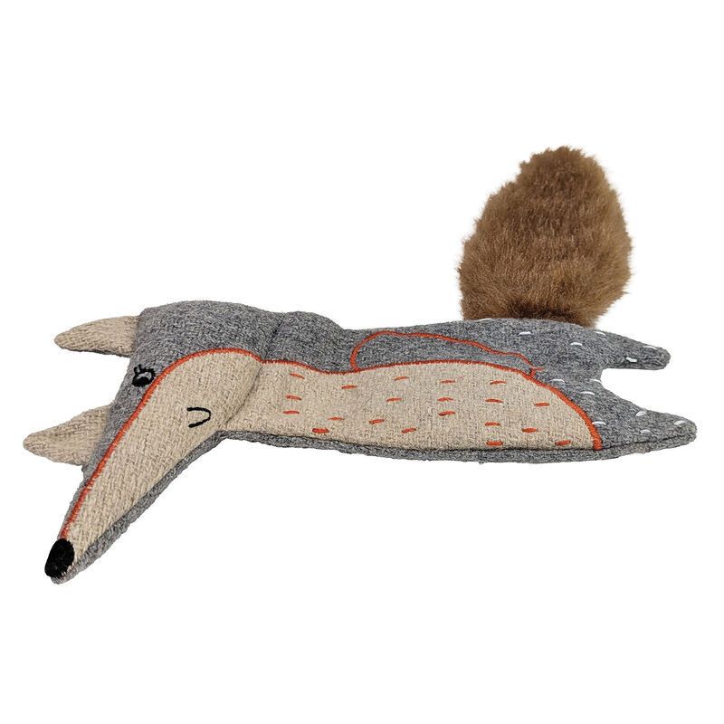 Zoom Pets, Recycled Wool Fox Plush - Dog Toy image number null