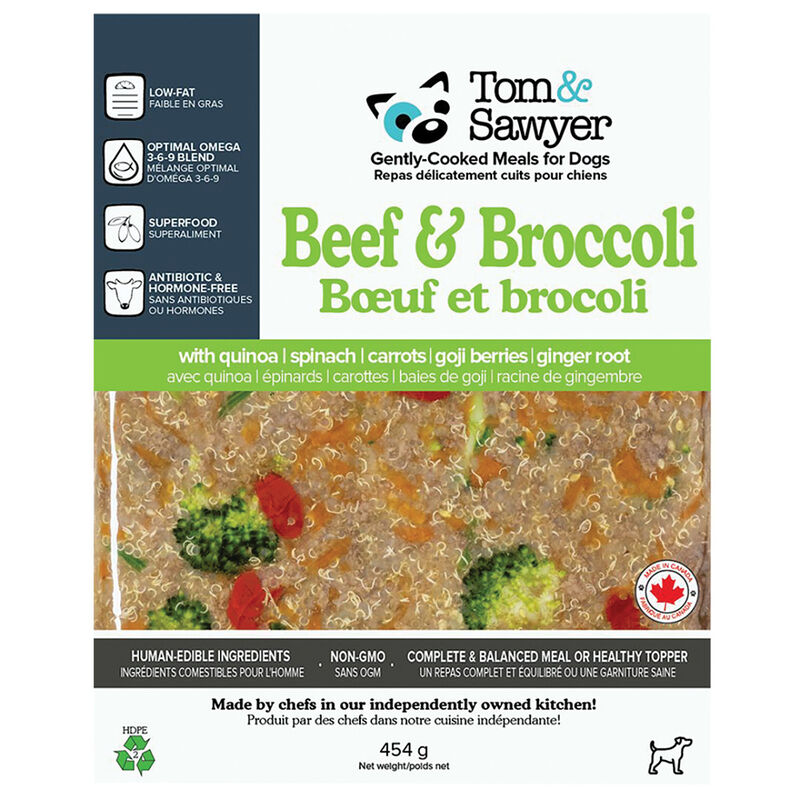 Tom&Sawyer, Beef & Broccoli - 454 g image number null