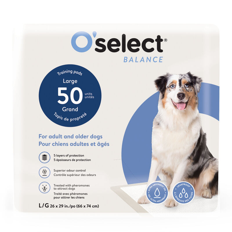 O'select, Training Pads Adult and Senior Dogs - 50 Pack image number null