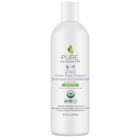 Pure and Natural Pet, 2-IN-1 Grain Free Organic Shampoo and Conditioner - 16 oz image number null