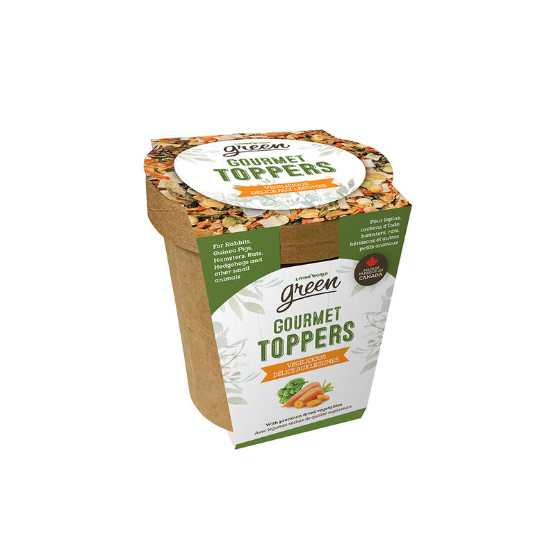 Living World Green, Small Animal Toppers - Vegilicious - 145 g image number null