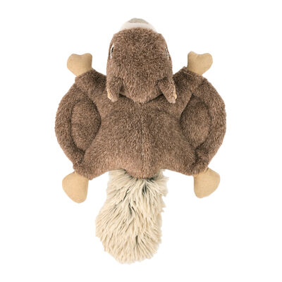 Tall Tails, Plush Flying Squirrel Frisbee Toy - 12" - Toss Dog Toy