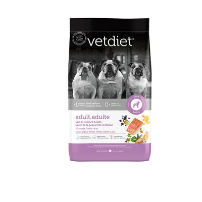 Vetdiet, Adult - Skin & Stomach - Salmon & Peas - Dry Dog Food