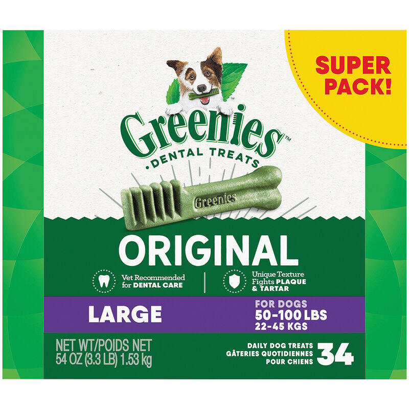 Greenies, Dental Chews Large - 1.53 kg - Dog Treat image number null