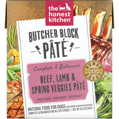 The Honest Kitchen, Butcher Block Pate, Beef & Veggies - Wet Dog Food