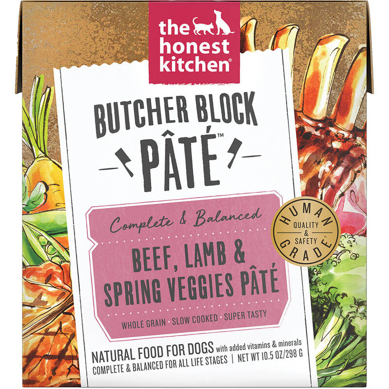 The Honest Kitchen, Butcher Block Pate, Beef & Veggies - Wet Dog Food image number null