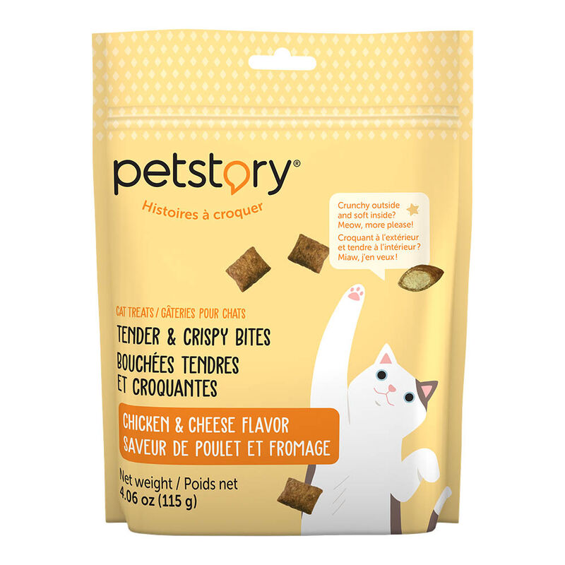 Petstory, Tender and Crispy Bites - Chicken and Cheese-115g image number null