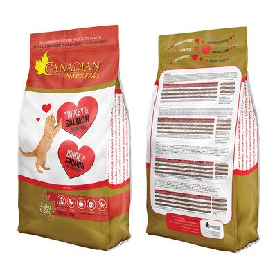 Canadian Naturals, Feline Adult - GF Turkey & Salmon - Dry Cat Food