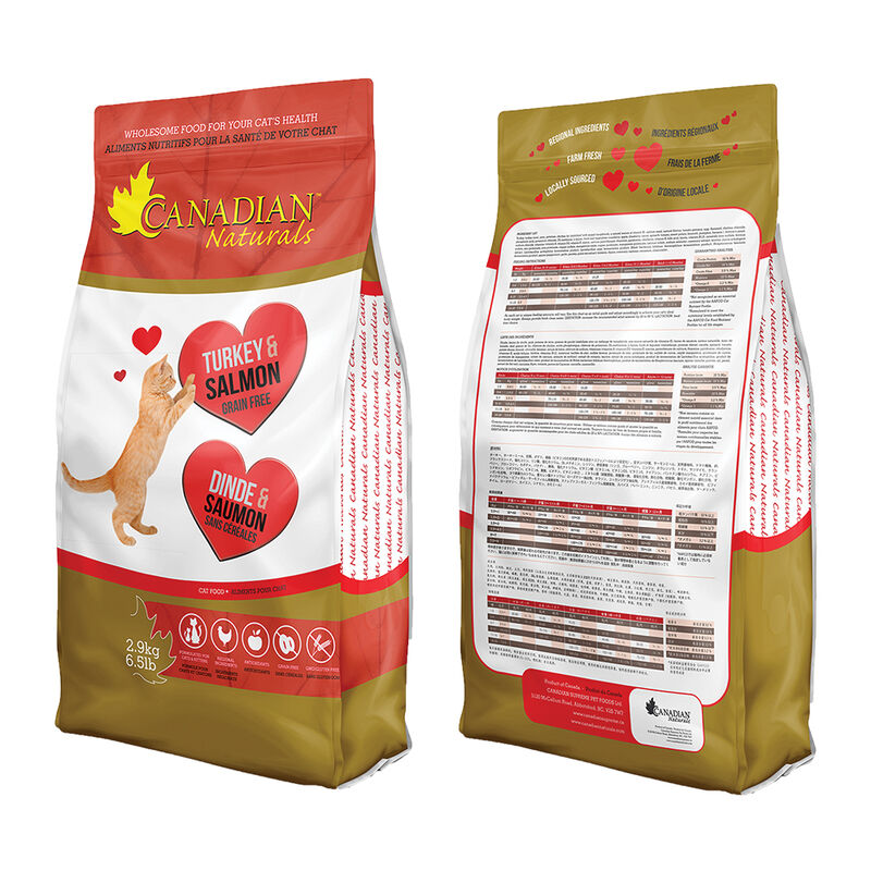 Canadian Naturals, Feline Adult - GF Turkey & Salmon - Dry Cat Food image number null