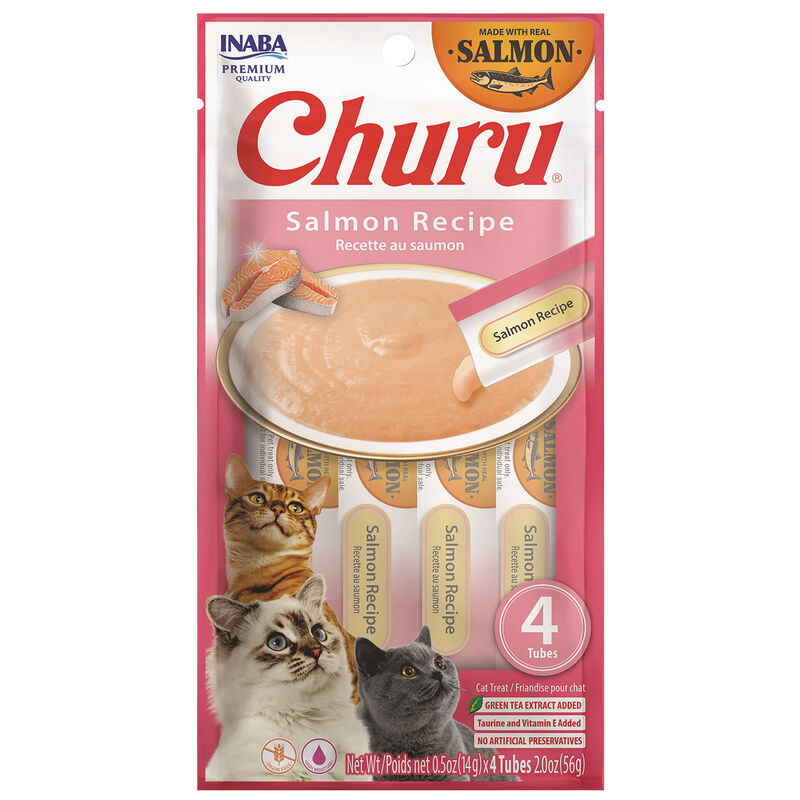 Inaba, Churu Salmon Recipe - Cat Treat image number null