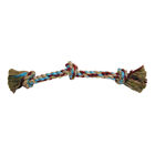 Mammoth, Flossy Chews, 3-Knot Color Rope Tug image number null