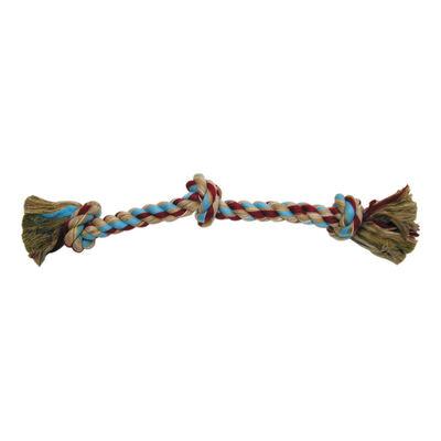 Mammoth, Flossy Chews, 3-Knot Color Rope Tug