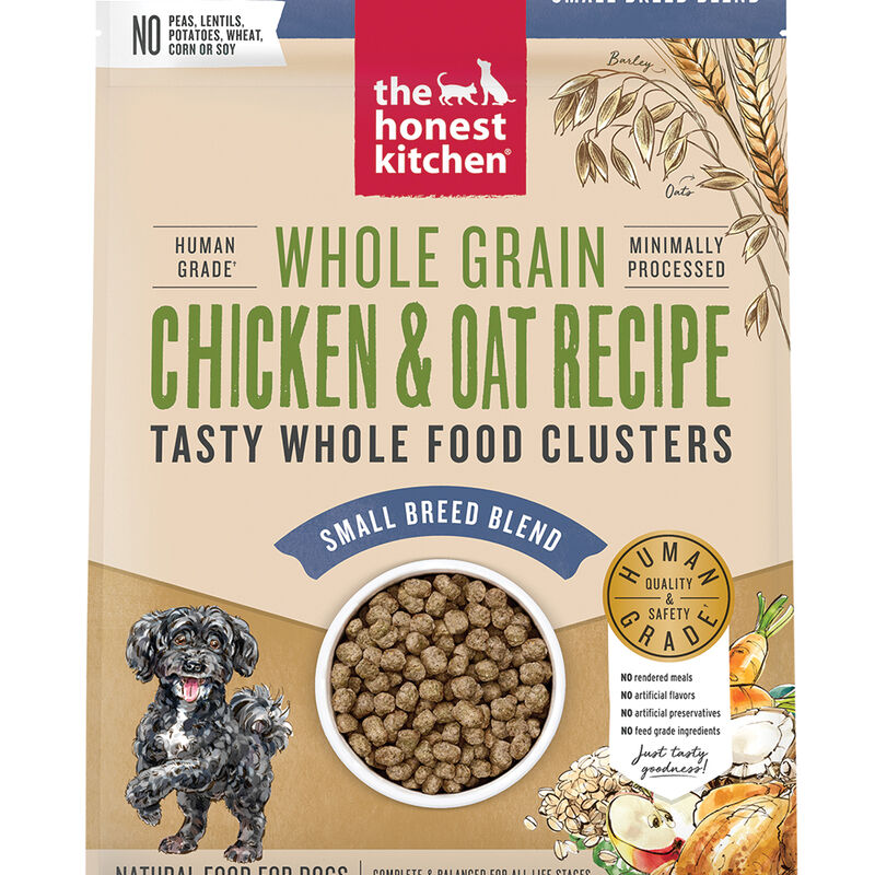 The Honest Kitchen, Small Breed, Whole Food Clusters, Whole Grain Chicken & Oat Recipe - Dry Dog Foo image number null