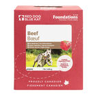 Red Dog Blue Kat, Foundations Beef 4x0.25lb - Frozen Dog Food image number null