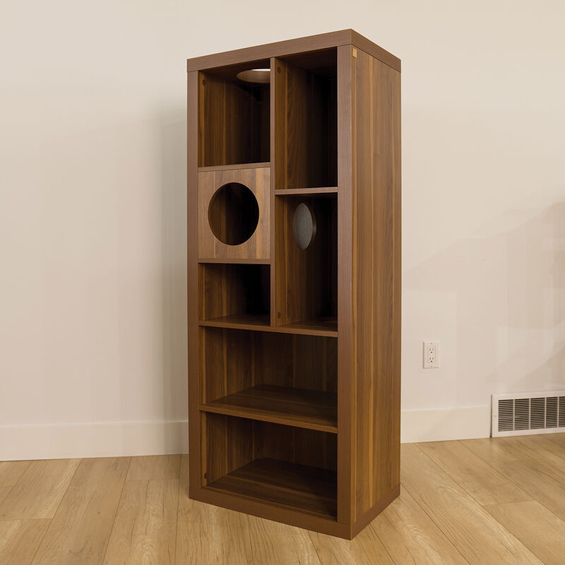 4 Cats & Dogs Home Furnishing Inc., Cliff Jr Shelf - Walnut image number null
