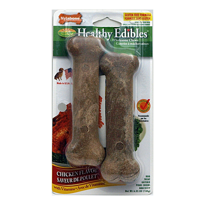 Nylabone, Healthy Edibles, Bone, Roast Chicken Flavour image number null
