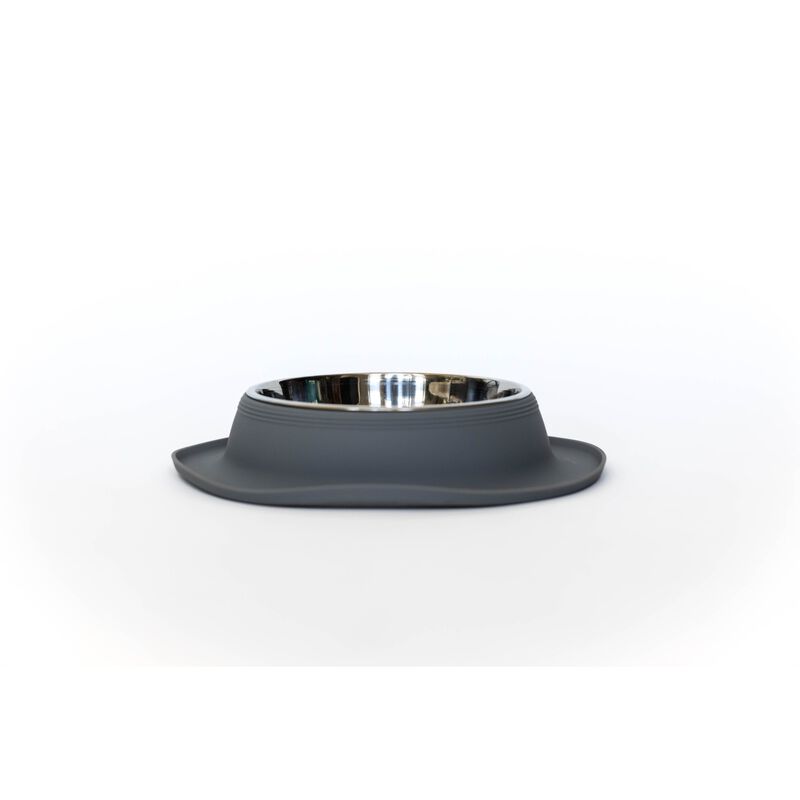 Silicone Dog Bowl - Grey - L image number null