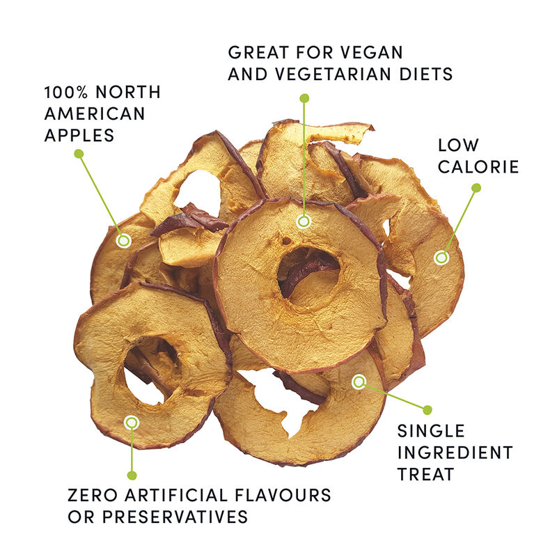 Crumps' Naturals, Apple Bites - 100 g - Dog Treat image number null