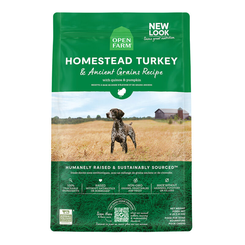 Open Farm, Homestead Turkey & Ancient Grains Adult Dog Dry Food - Dry Dog Food image number null