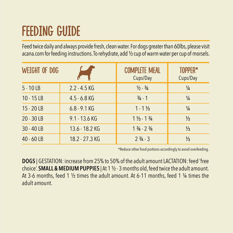 Acana, Adult - FD Morsels - Free Run Chicken - 227 g - Freeze Dried Dog Food image number null