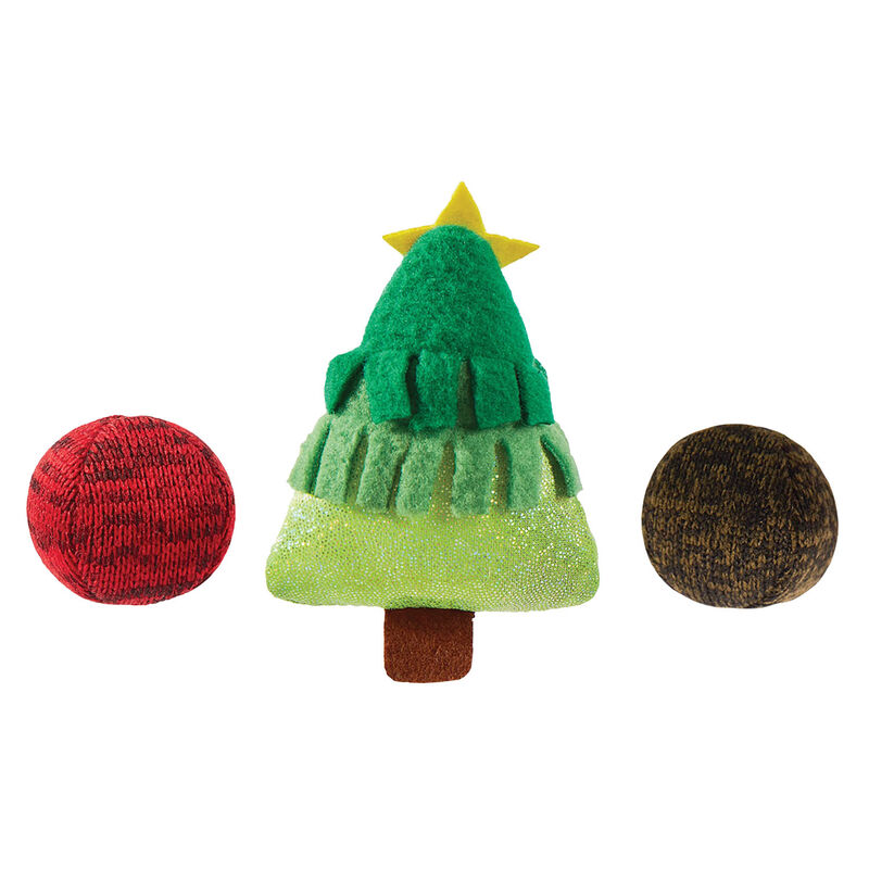 Hugsmart, Christmas Tree Trio w/Catnip image number null