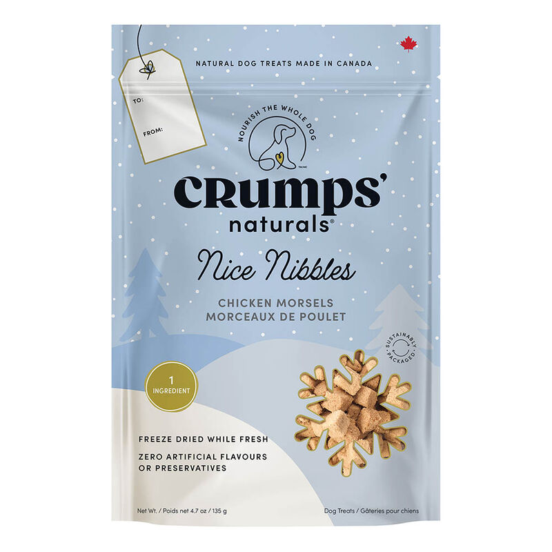 Crumps' Naturals, Nice Nibbles - Chicken Morsels - 135 g - Dog Treat image number null