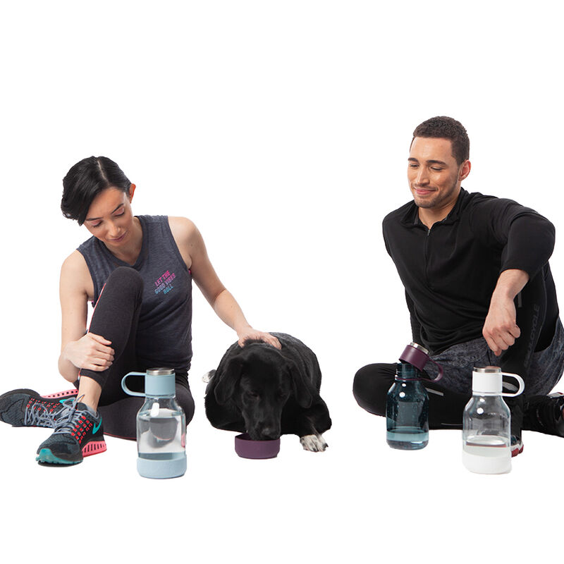 ASOBU, Dog Bowl Bottle Lite - Blue image number null