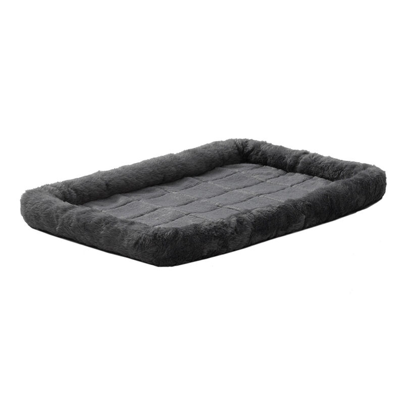Mid West, Quiet Time, Bolster Bed, Synthetic Sheepskin - Gray image number null