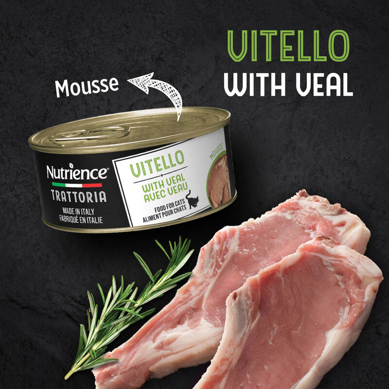 Nutrience, Feline - Trattoria with Veal Mousse - Wet Cat Food image number null