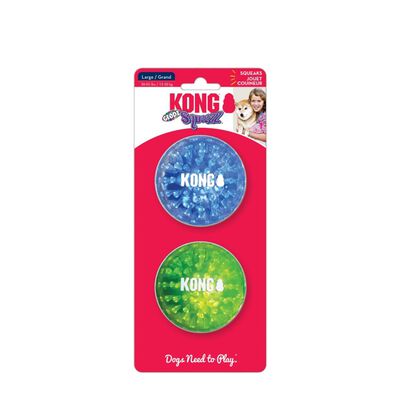 KONG Squeezz&reg; Geodz Balls, Assorted