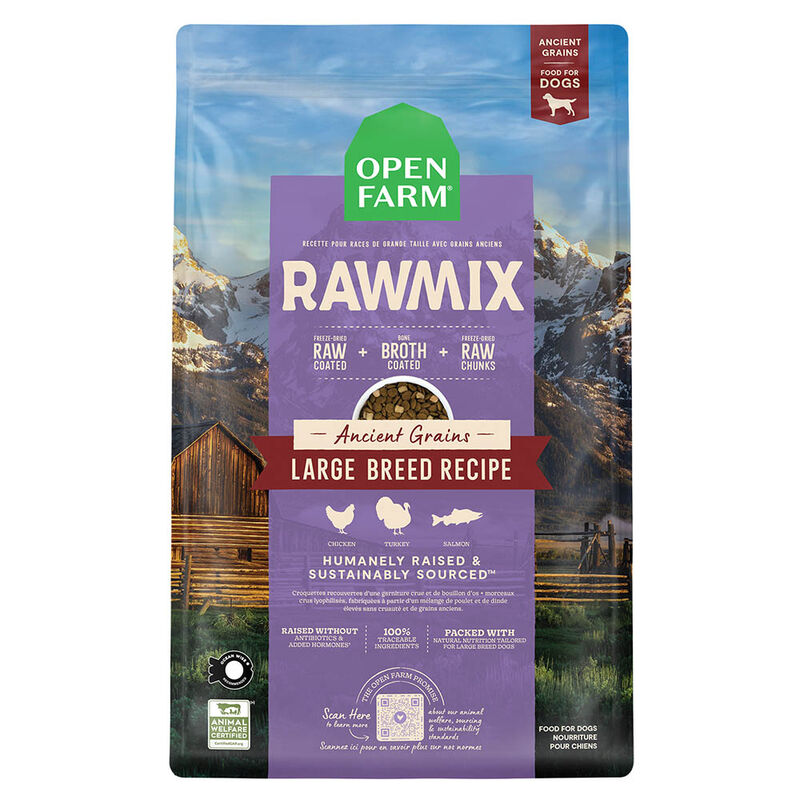 Adult, Large Breed - RawMix Ancient Grains - 9.07kg - Dry Dog Food image number null