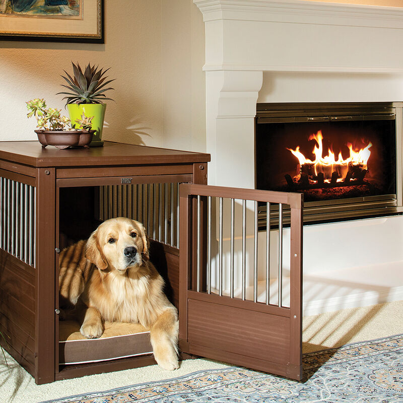 New Age Pet, InnPlace Dog Crate - Russet image number null
