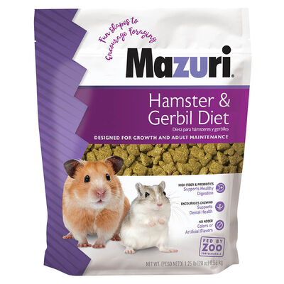 Mazuri Hamster & Gerbil Diet - 1.25 lb