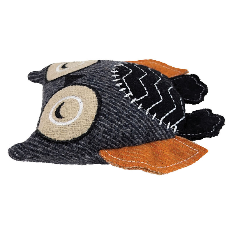 Zoom Pets, Recycled Wool Owl Plush - Dog Toy image number null