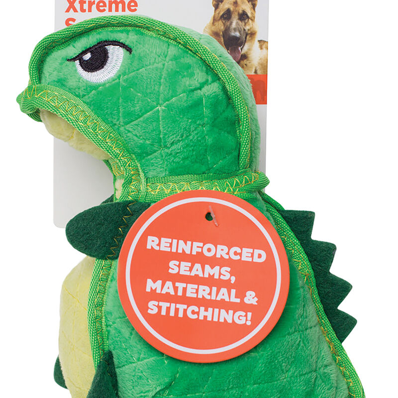 Outward Hound, Xtreme Seamz Dino - Green - Medium image number null