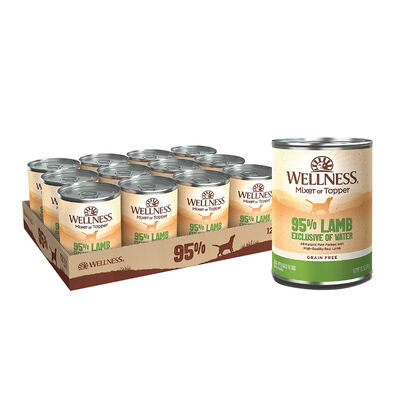 Wellness, Canned Dog Food, Mixers & Toppers, 95% Lamb - 13 oz - Wet Dog Food