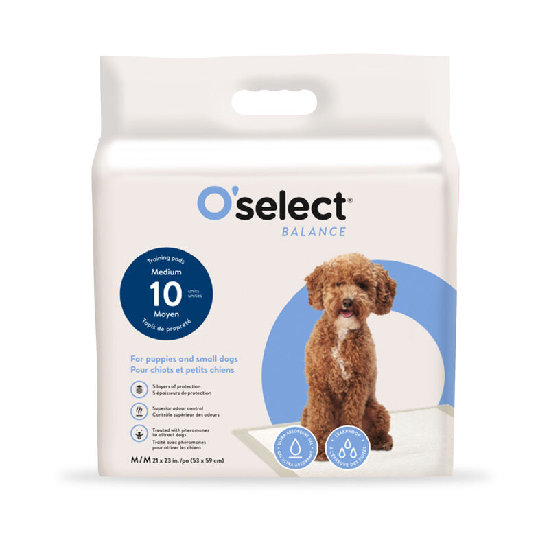 O'select Training Pads - Small Dogs and Puppies - 10 Pk image number null