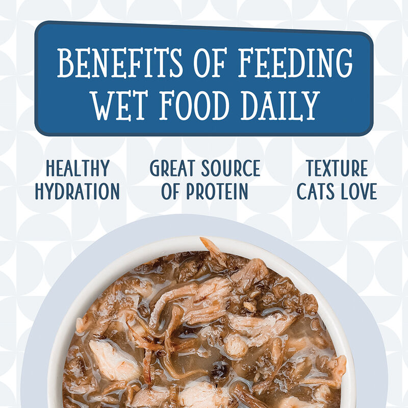 Weruva, Pouch, Feline Adult - 1 If By Land, 2 If By Sea - 85 g - Shreds - Wet Cat Food image number null