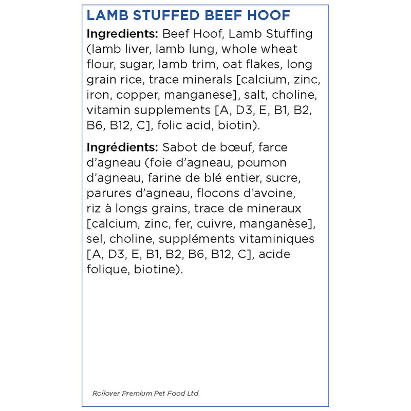 Rollover, Stuffed Hooves, Lamb & Rice image number null