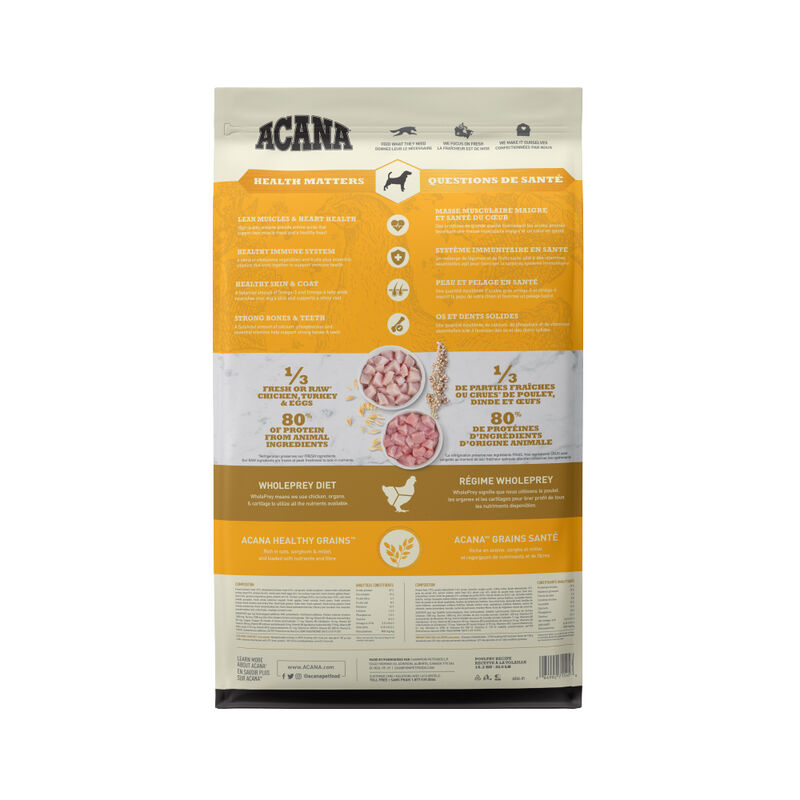 Acana, Adult - Healthy Grains - Free-Run Poultry - Dry Dog Food image number null