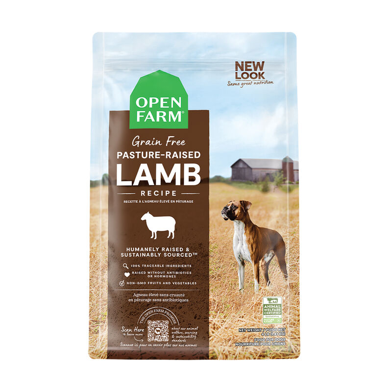 Open Farm, Pasture Raised Lamb - 1.81 kg - Dry Dog Food image number null