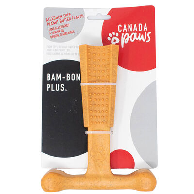 Canada Paws, Bambones - Peanut Butter - Chew Dog Toy