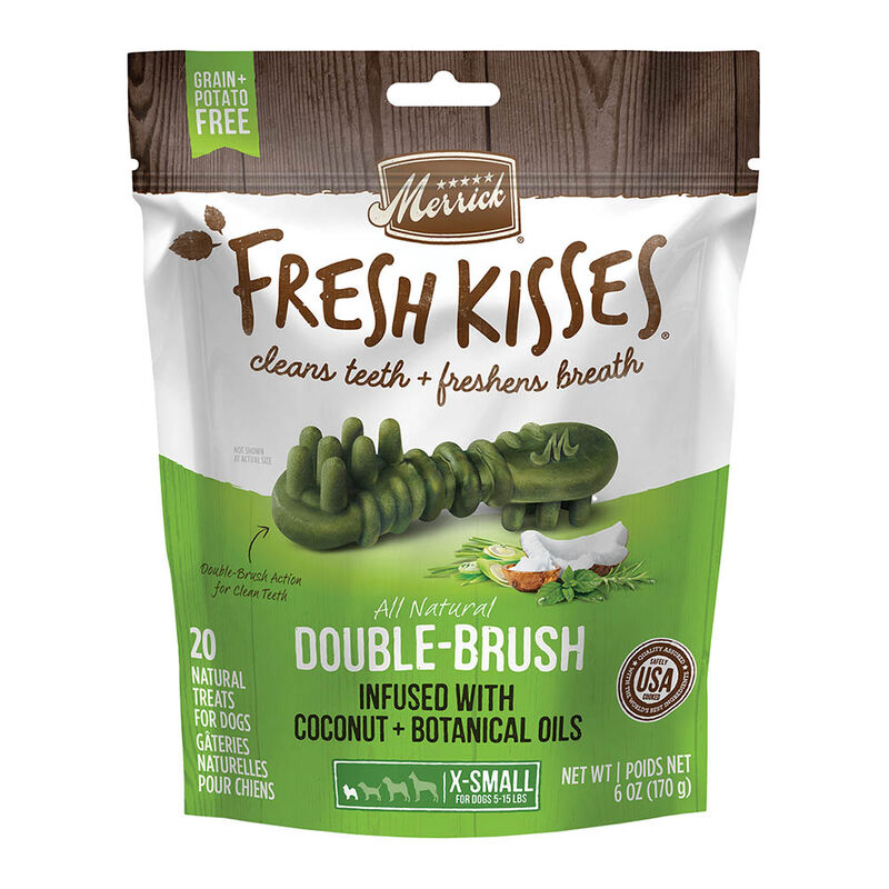 Merrick, Fresh Kisses Brush - Coconut - Dog Treat image number null