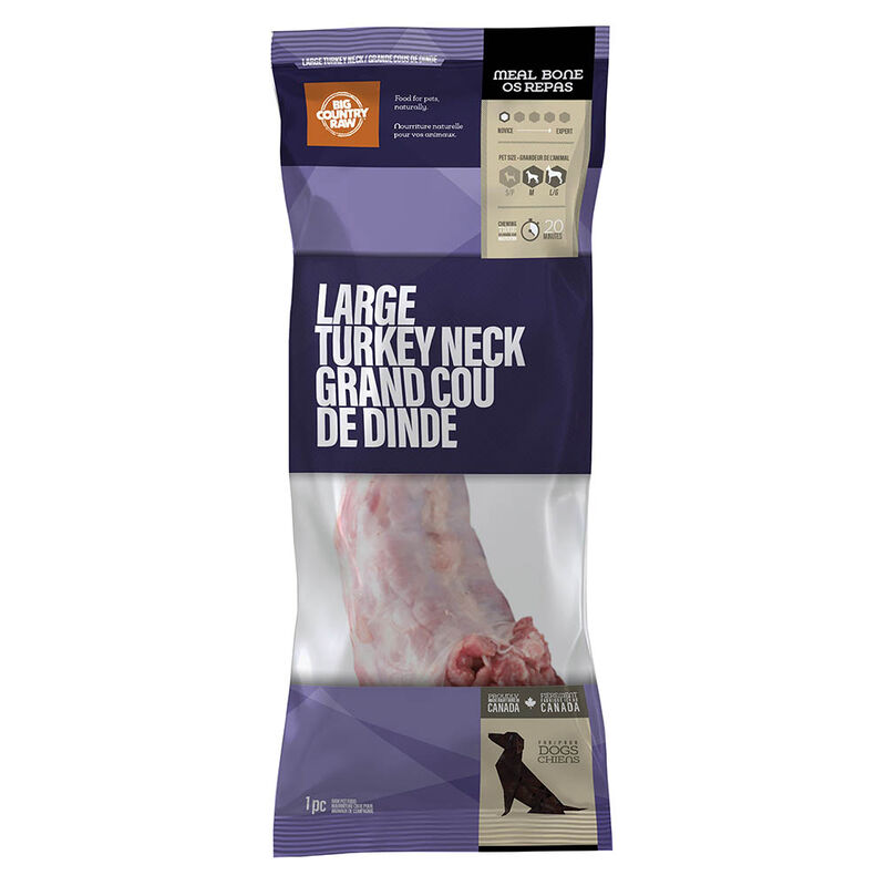 Big Country Raw, Large Turkey Neck - 1 piece - Frozen Dog Food image number null