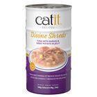Catit, Divine Shreds in Jelly - Tuna with Shirasu & Sweet Potato - Wet Cat Food - 85g x 4pk image number null