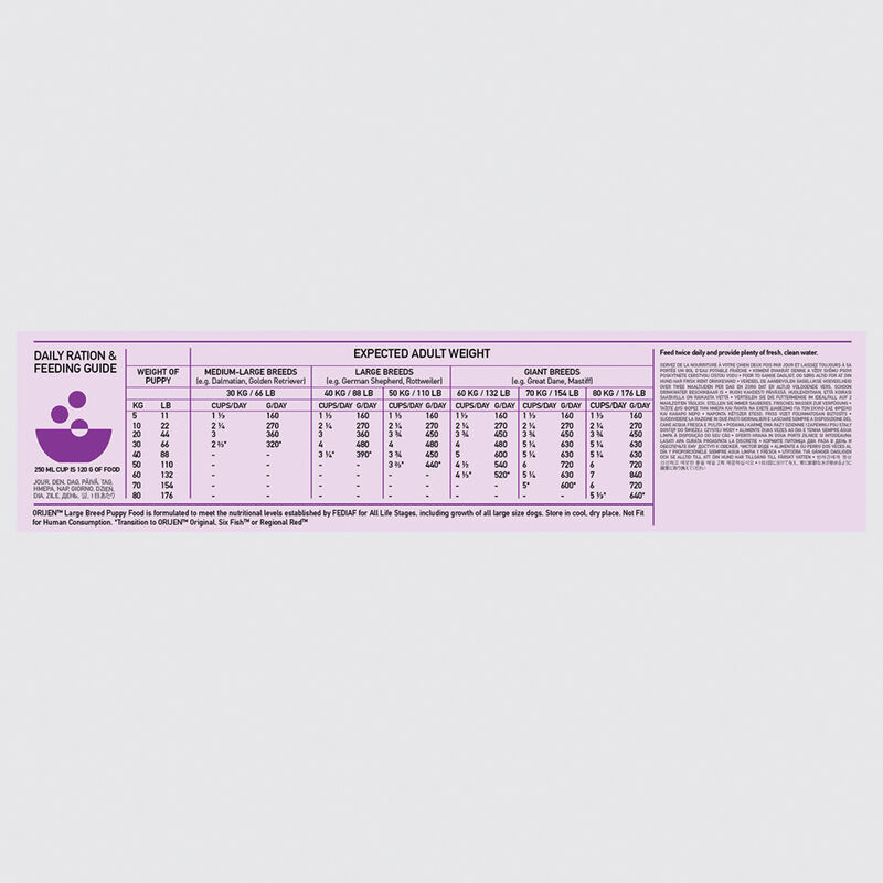 Orijen, Puppy Large Breed - Dry Dog Food image number null