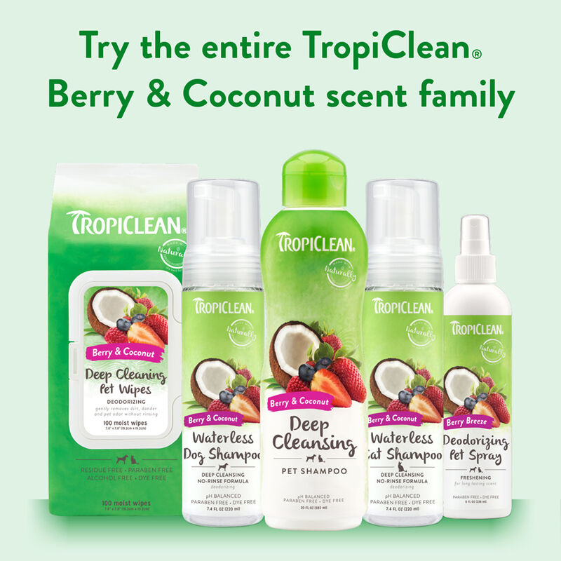 Tropiclean, Berry & Coconut Shampoo image number null